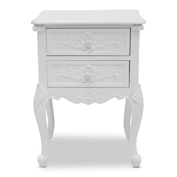 Hudson Furniture Louis Two Drawer Bedside Table