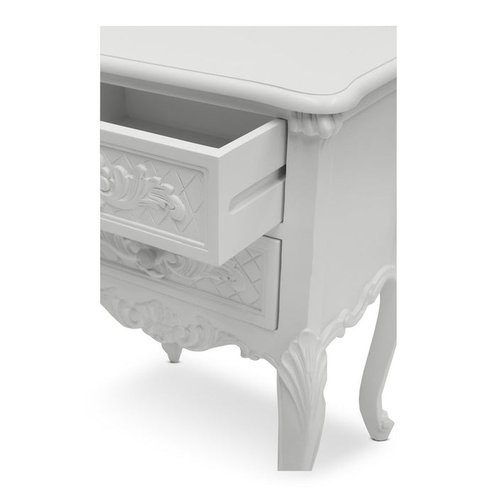 Hudson Furniture Louis Two Drawer Bedside Table