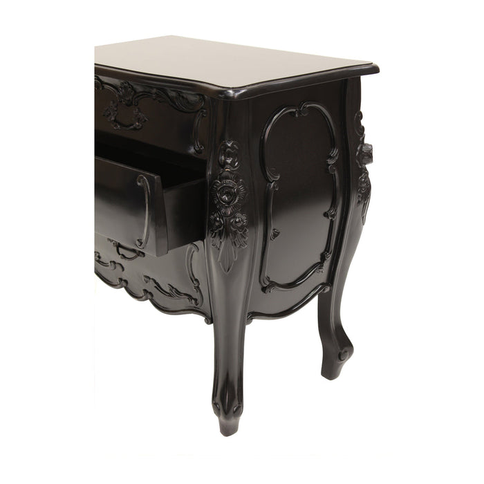 Hudson Furniture Rococo Bedside - Three Drawer