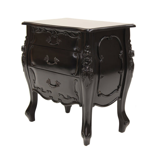 Hudson Furniture Rococo Bedside - Three Drawer