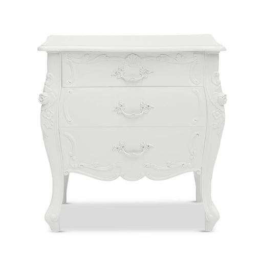 Hudson Furniture Rococo Bedside - Three Drawer