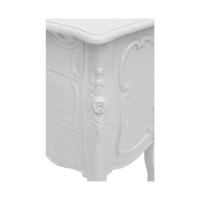 Hudson Furniture Rococo Bedside - Three Drawer