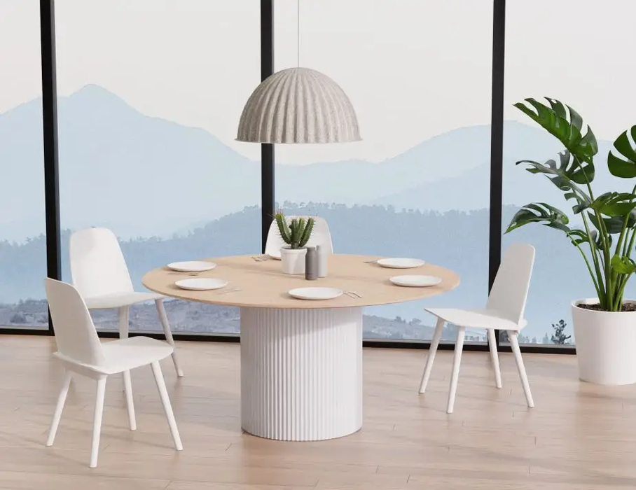 Level Large Round Mimi Dining Table