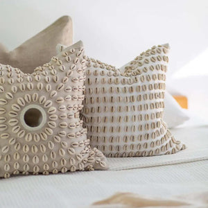 Bandhini Design Shell Kauri Medium Cushion