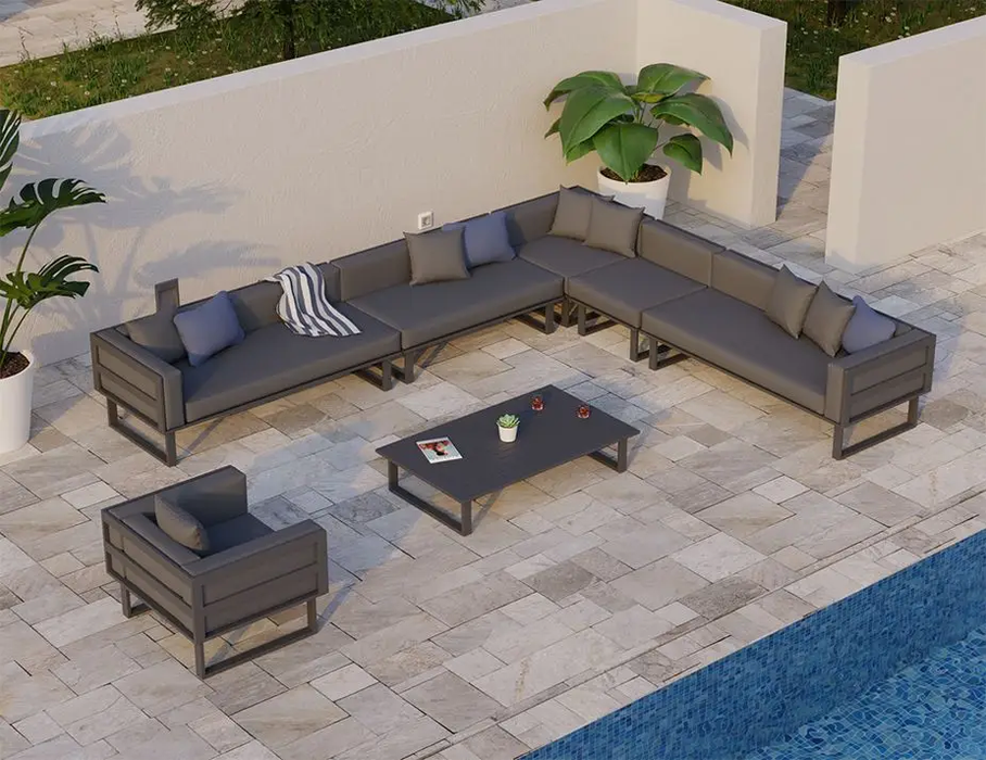 Level Vivara 3 Seater Right Arm Modular B Outdoor Sofa