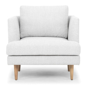 Calibre Furniture Armchair - Light Texture Grey