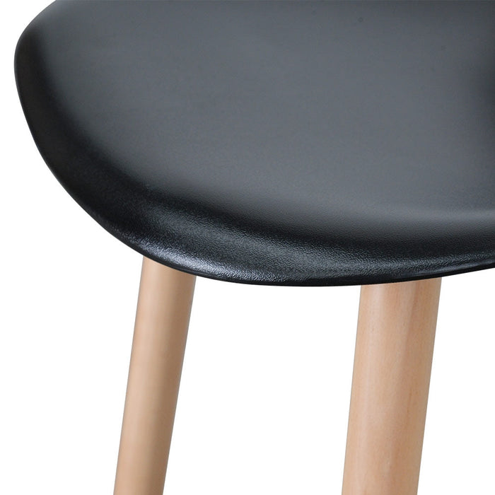 Calibre Furniture Amy Dining Chair - Black - Natural