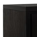Calibre Furniture Bonnie 2m Wooden Buffet Unit - Textured Espresso Black