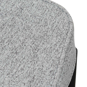 Calibre Furniture Elba Rattan Back Lounge Chair - Grey Seat and Black Frame