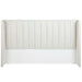 Cafe Lighting and Living Central Park King Bedhead - Natural Linen