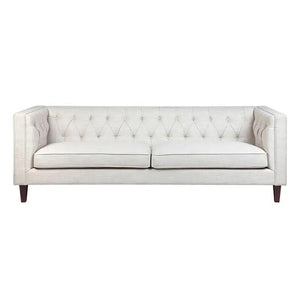 Cafe Lighting and Living Tuxedo 3 Seater Tufted Sofa