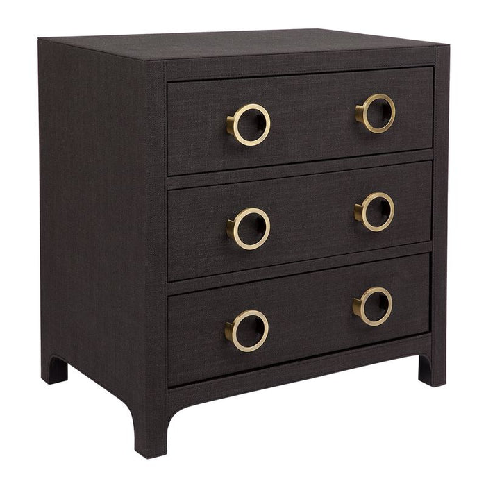 Cafe Lighting and Living Astley Upholstered Bedside Table