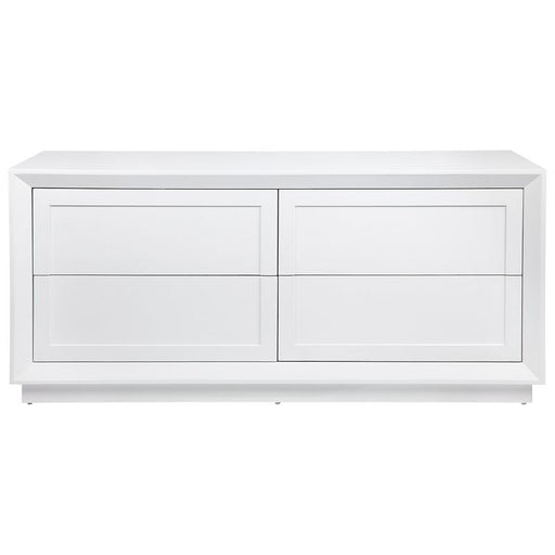 Cafe Lighting and Living Balmain 4 Drawer Oak Chest - White