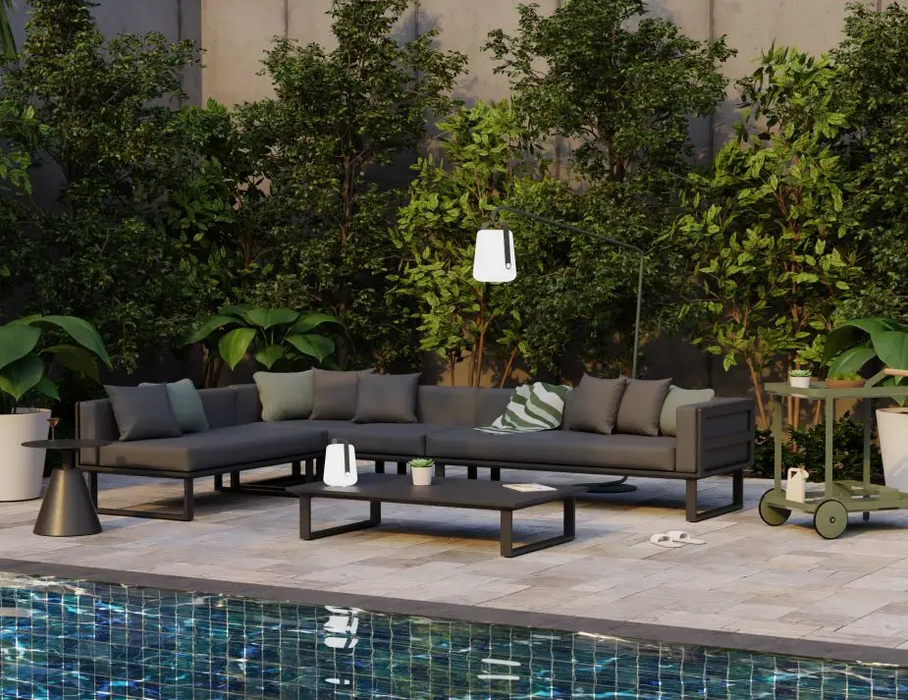 Level Vivara 3 Seater Right Arm Modular B Outdoor Sofa