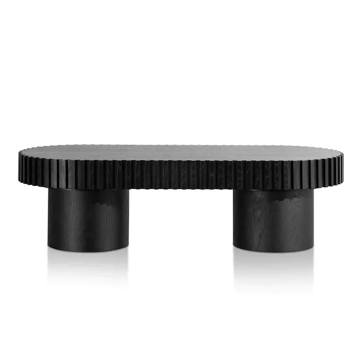 Calibre Furniture Quintin 1.4m Wooden Coffee Table - Black