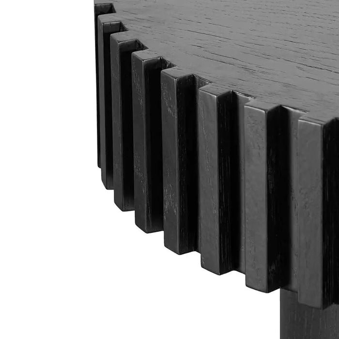 Calibre Furniture Quintin 1.4m Wooden Coffee Table - Black