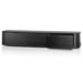 Calibre Furniture Curve 2.4m TV Entertainment Unit - Black Oak