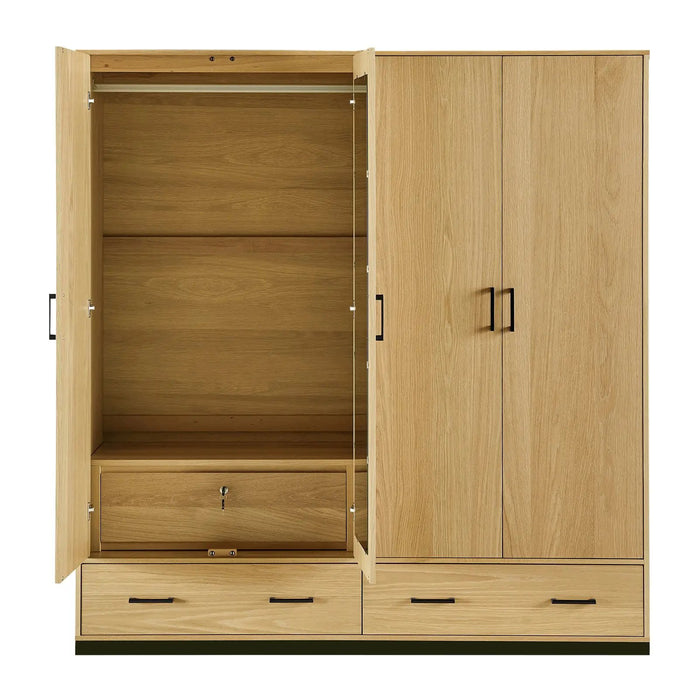 Hudson Furniture 4 Door Scandic Wardrobe