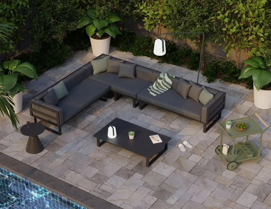 Level Vivara 3 Seater Left Arm Modular A Outdoor Sofa