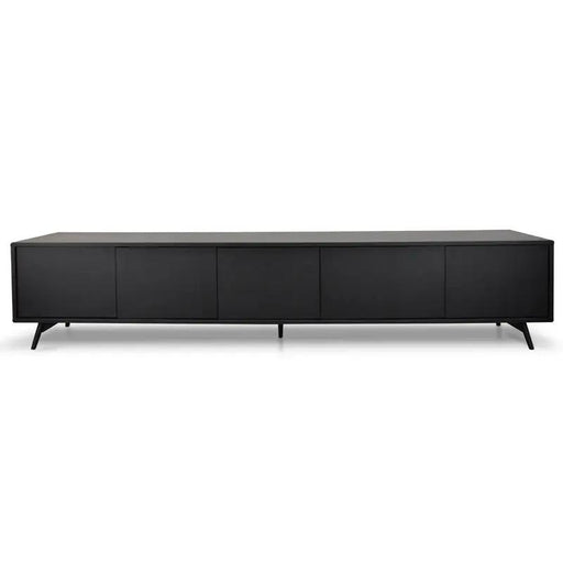 Calibre Furniture Nelson 2.4m TV Entertainment Unit - Black Oak