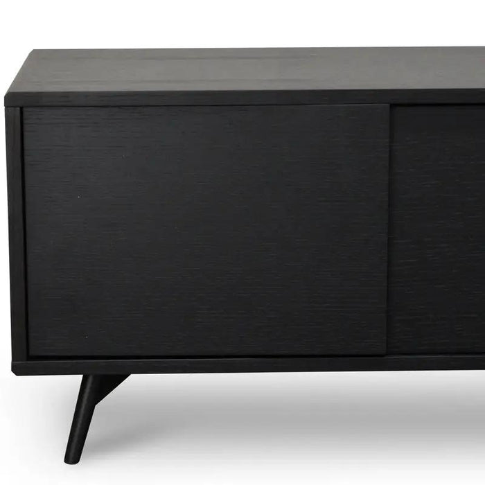 Calibre Furniture Nelson 2.4m TV Entertainment Unit - Black Oak