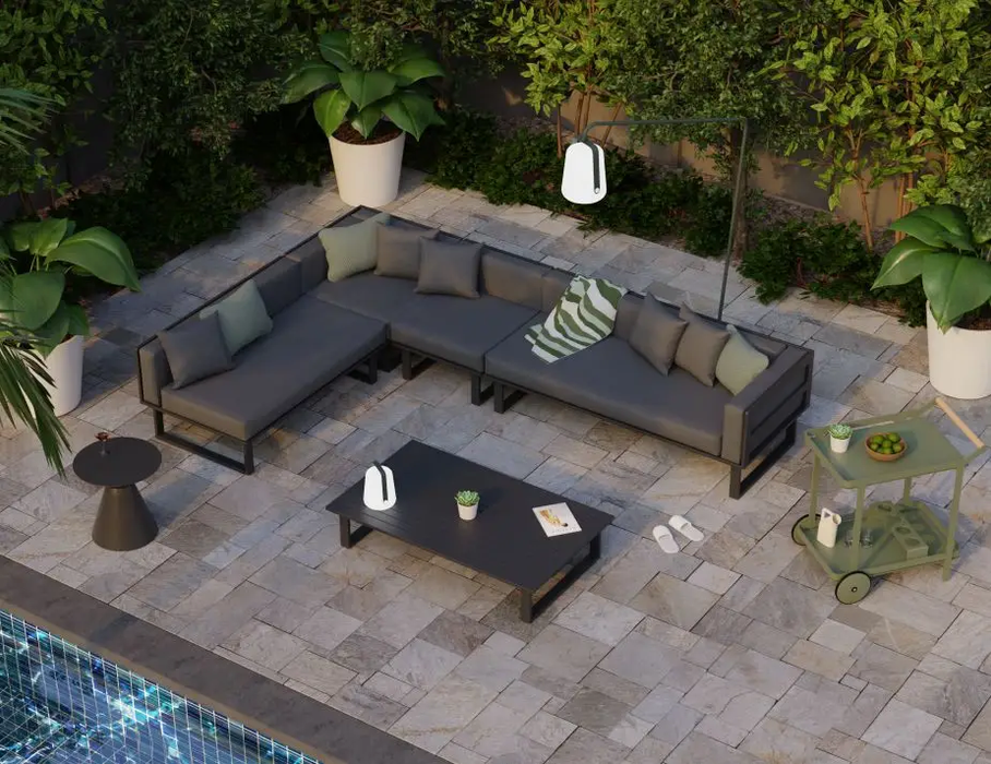 Level Vivara 3 Seater Right Arm Modular B Outdoor Sofa