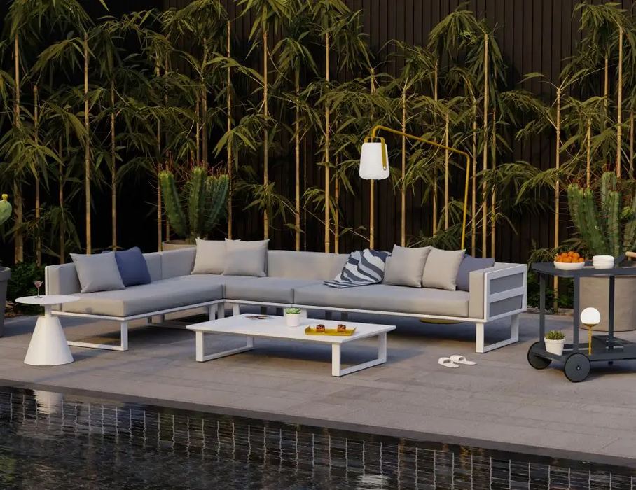 Level Vivara 3 Seater Right Arm Modular B Outdoor Sofa