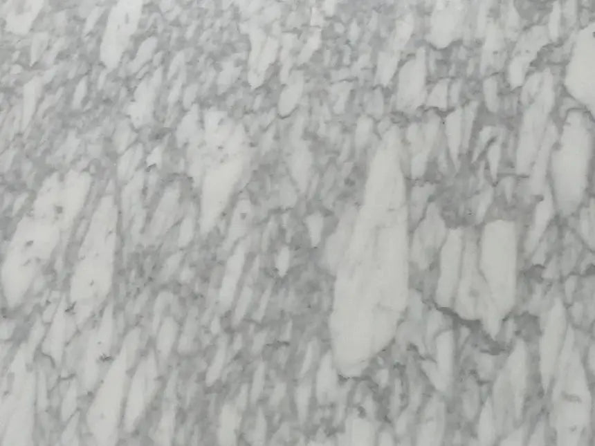 Calibre Furniture Tulip 120cm Round Marble Dining Table - Aluminium