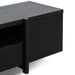 Calibre Furniture New York Lowline 2.1m Wooden TV Entertainment Unit - Black Oak