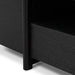 Calibre Furniture New York Lowline 2.1m Wooden TV Entertainment Unit - Black Oak