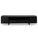 Calibre Furniture New York Lowline 2.1m Wooden TV Entertainment Unit - Black Oak