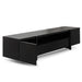 Calibre Furniture New York Lowline 2.1m Wooden TV Entertainment Unit - Black Oak