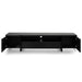 Calibre Furniture New York Lowline 2.1m Wooden TV Entertainment Unit - Black Oak