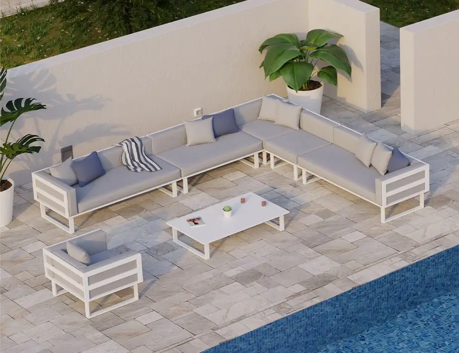 Level Vivara 3 Seater Right Arm Modular B Outdoor Sofa