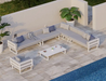 Level Vivara 3 Seater Left Arm Modular A Outdoor Sofa